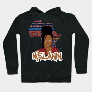 Melanin Poppin Black Girl Gift Hoodie